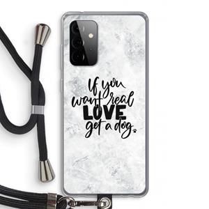CaseCompany Partner in crime: Samsung Galaxy A72 5G Transparant Hoesje met koord