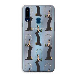 CaseCompany Pop Some Kim: Samsung Galaxy A20s Transparant Hoesje