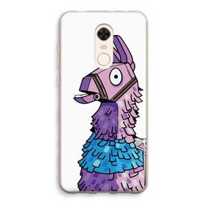 CaseCompany Lama: Xiaomi Redmi 5 Transparant Hoesje