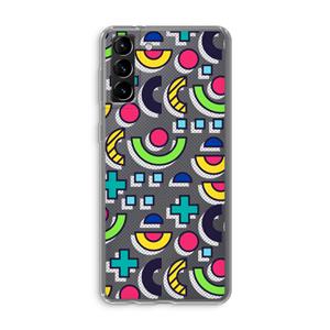 CaseCompany 8-bit N°6: Samsung Galaxy S21 Plus Transparant Hoesje