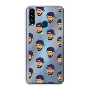 CaseCompany Drake Away: Samsung Galaxy A20s Transparant Hoesje