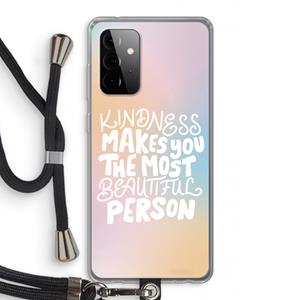 CaseCompany The prettiest: Samsung Galaxy A72 5G Transparant Hoesje met koord
