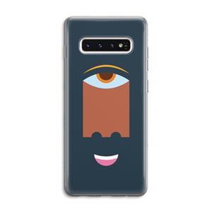 CaseCompany Mono M: Samsung Galaxy S10 4G Transparant Hoesje