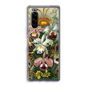 CaseCompany Haeckel Orchidae: Sony Xperia 5 Transparant Hoesje