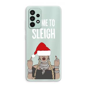 CaseCompany Came To Sleigh: Samsung Galaxy A52s 5G Transparant Hoesje
