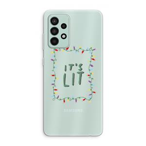 CaseCompany It's Lit: Samsung Galaxy A52s 5G Transparant Hoesje