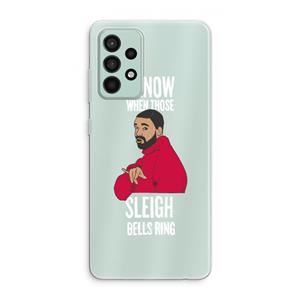 CaseCompany Sleigh Bells Ring: Samsung Galaxy A52s 5G Transparant Hoesje