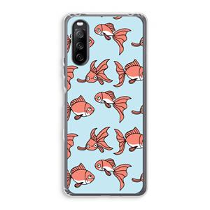 CaseCompany Blub: Sony Xperia 10 III Transparant Hoesje