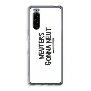 CaseCompany Neuters: Sony Xperia 5 Transparant Hoesje
