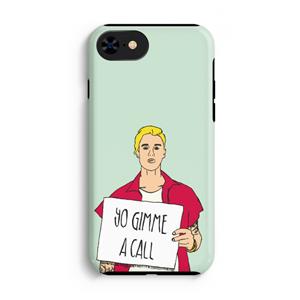 CaseCompany Gimme a call: iPhone 8 Tough Case