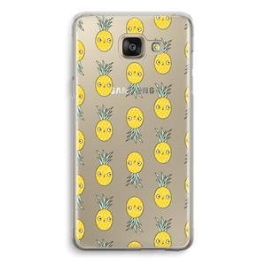 CaseCompany Ananas: Samsung Galaxy A5 (2016) Transparant Hoesje