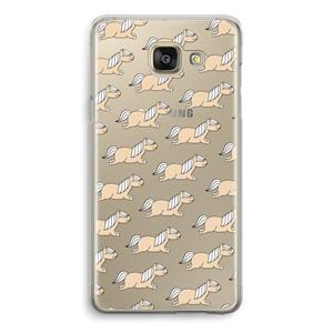 CaseCompany Ponys: Samsung Galaxy A5 (2016) Transparant Hoesje