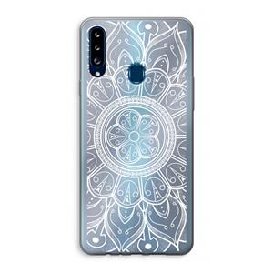 CaseCompany Roses Are Red: Samsung Galaxy A20s Transparant Hoesje