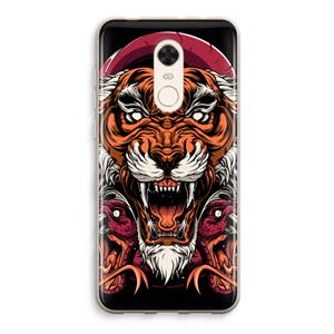 CaseCompany Tiger and Rattlesnakes: Xiaomi Redmi 5 Transparant Hoesje