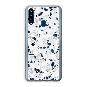 CaseCompany Terrazzo N°1: Samsung Galaxy A20s Transparant Hoesje