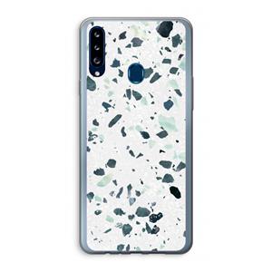 CaseCompany Terrazzo N°2: Samsung Galaxy A20s Transparant Hoesje