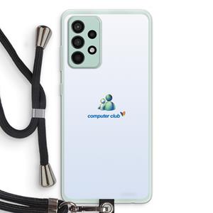 CaseCompany MSN: Samsung Galaxy A52s 5G Transparant Hoesje met koord