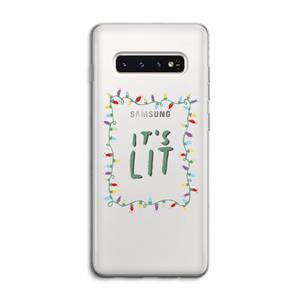 CaseCompany It's Lit: Samsung Galaxy S10 4G Transparant Hoesje
