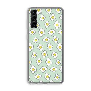 CaseCompany Spiegeleitjes: Samsung Galaxy S21 Plus Transparant Hoesje