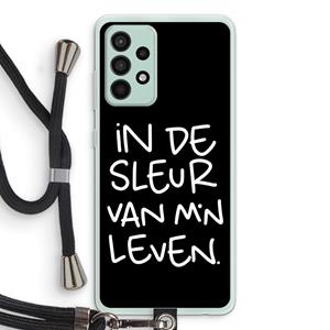 CaseCompany De Sleur: Samsung Galaxy A52s 5G Transparant Hoesje met koord