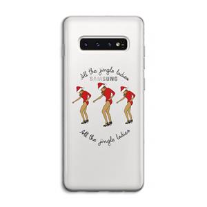 CaseCompany Jingle Ladies: Samsung Galaxy S10 4G Transparant Hoesje