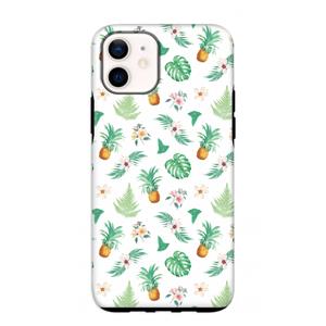 CaseCompany Ananas bladeren: iPhone 12 mini Tough Case