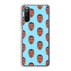 CaseCompany Kanye Call Me℃: Sony Xperia 10 III Transparant Hoesje