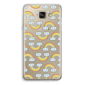 CaseCompany Regenboog: Samsung Galaxy A5 (2016) Transparant Hoesje