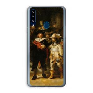 CaseCompany De Nachtwacht: Samsung Galaxy A20s Transparant Hoesje