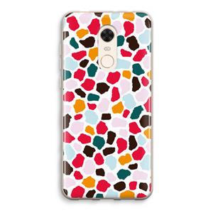 CaseCompany Colored Giraffe: Xiaomi Redmi 5 Transparant Hoesje