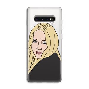 CaseCompany Mary Kate: Samsung Galaxy S10 4G Transparant Hoesje