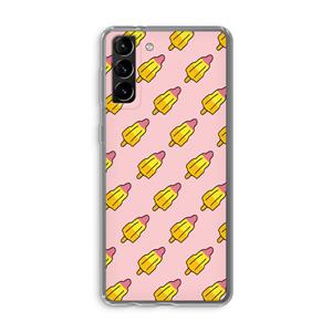 CaseCompany Waterijsjes: Samsung Galaxy S21 Plus Transparant Hoesje