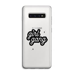 CaseCompany Girl Gang: Samsung Galaxy S10 4G Transparant Hoesje