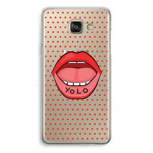 CaseCompany Yolo Denise: Samsung Galaxy A5 (2016) Transparant Hoesje