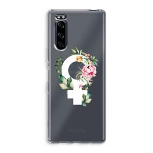CaseCompany Venus: Sony Xperia 5 Transparant Hoesje