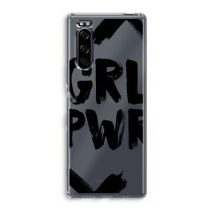 CaseCompany Girl Power #2: Sony Xperia 5 Transparant Hoesje