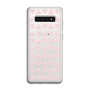 CaseCompany Ass 'n Titties: Samsung Galaxy S10 4G Transparant Hoesje