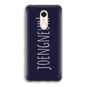 CaseCompany Joengneuh!: Xiaomi Redmi 5 Transparant Hoesje