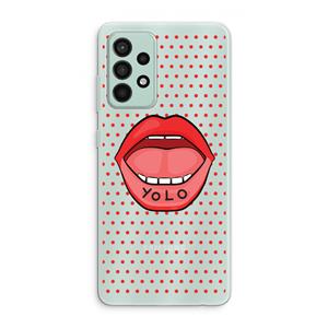 CaseCompany Yolo Denise: Samsung Galaxy A52s 5G Transparant Hoesje