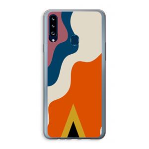 CaseCompany Noor A: Samsung Galaxy A20s Transparant Hoesje