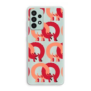 CaseCompany Dogs: Samsung Galaxy A52s 5G Transparant Hoesje