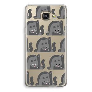 CaseCompany Cats: Samsung Galaxy A5 (2016) Transparant Hoesje