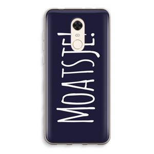 CaseCompany Moatsje!: Xiaomi Redmi 5 Transparant Hoesje