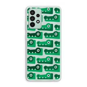 CaseCompany Crocs: Samsung Galaxy A52s 5G Transparant Hoesje
