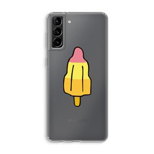 CaseCompany Raketijsje: Samsung Galaxy S21 Plus Transparant Hoesje