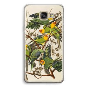 CaseCompany Carolinaparkiet: Samsung Galaxy A5 (2016) Transparant Hoesje