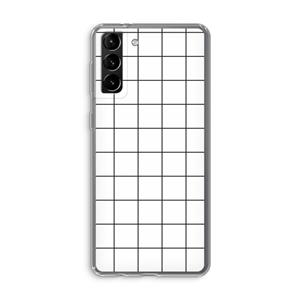 CaseCompany Rooster: Samsung Galaxy S21 Plus Transparant Hoesje