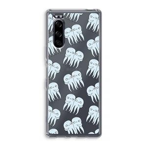 CaseCompany Octopussen: Sony Xperia 5 Transparant Hoesje