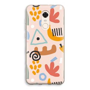 CaseCompany Abstract: Xiaomi Redmi 5 Transparant Hoesje