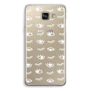 CaseCompany Eye pattern #3: Samsung Galaxy A5 (2016) Transparant Hoesje